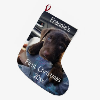 Chaussette de Noël pour le premier Noël de votre c