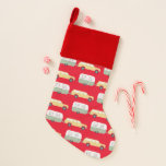 Chaussette De Noël RV Camper Vanlife Vintage Trailer Charming<br><div class="desc">Découvrez ce charmant motif doté de remorques vintages RV. Motif de vacances parfait. Consultez ma boutique pour plus d'articles assortis comme l'emballage cadeau,  les jupes d'arbre et plus encore!</div>