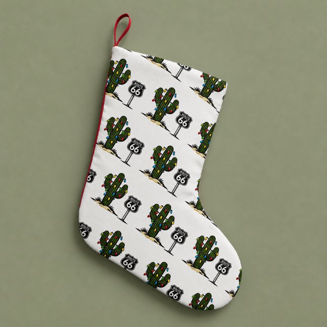 Chaussette de Noël sur le thème de la route 66 et  (Créateur téléchargé)