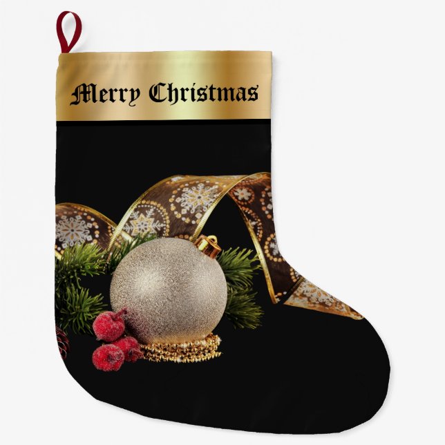 Chaussette de Noël vintage (Devant)