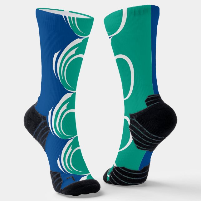Chaussette de sport à équipage avec drapeau d'Otta (Angulaire)
