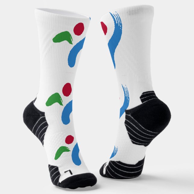 Chaussette de sport à l'effigie du drapeau de Séou (Angulaire)