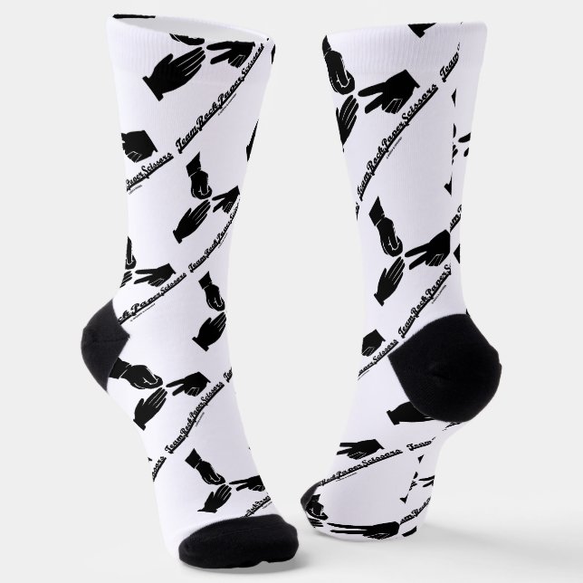 Chaussette Décideur de jeu de main Pierre Feuille Ciseaux Équ (Angulaire)
