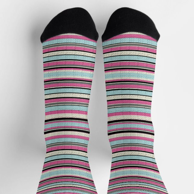 Chaussette  Decorative Striped  (Haut)