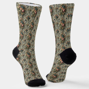 Chaussette 🐉 Décors Excentriques - Délirium victorien gothiq