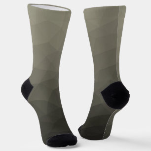 Chaussette Dégradé géométrique maille militaire armée gris ma
