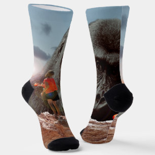 Chaussette Déjeuner Avec Gorille, Chaussettes D'Équipage