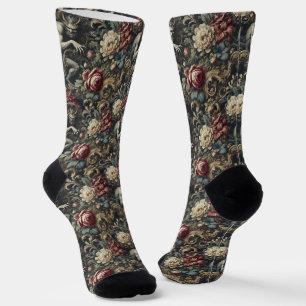Chaussette Délivrons-nous de la décadence - Tapisserie gothiq