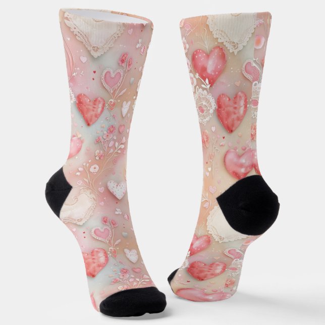 Chaussette Dentelle et Lumière (Angulaire)