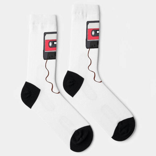 Chaussette Déploré bande Mixbande Rétro Vintage (Droite)