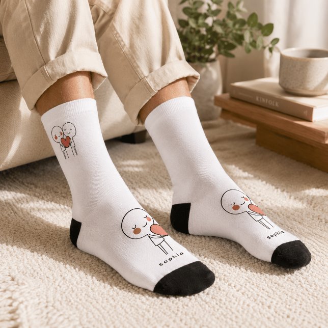 Chaussette d'équipage assortie pour la Saint-Valen (Créateur téléchargé)