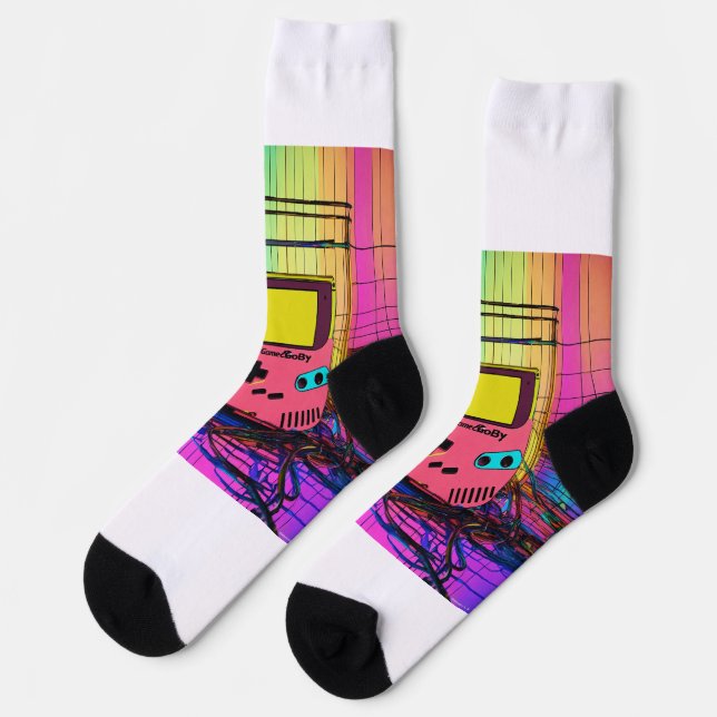 Chaussette Des chocs élégants avec de belles dignes. (Gauche)