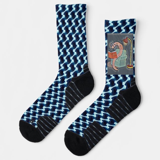 Chaussette Design moderne abstrait motif 1205 - Chaussettes (Gauche)
