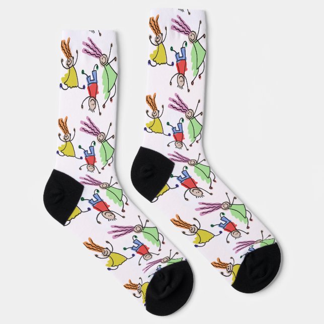 Chaussette Dessins d'enfants sur  (Droite)