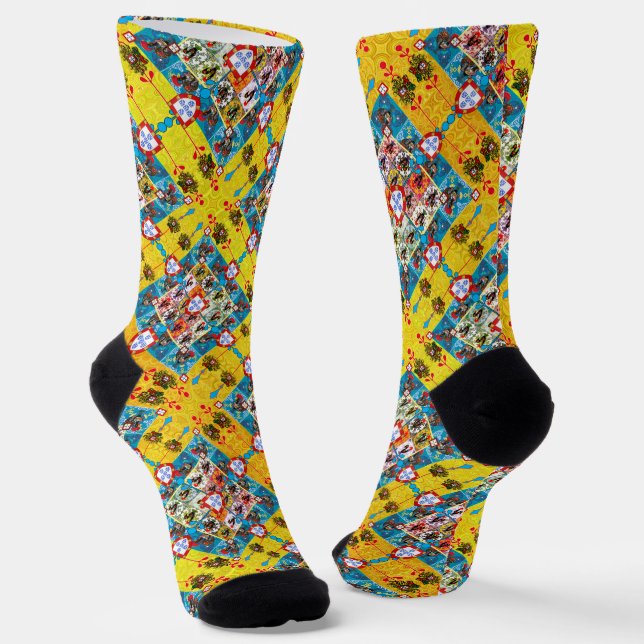 Chaussette dessins portugais (Angulaire)