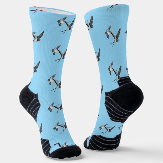 Chaussette Deux hirondelles rustiques à haute performance ath (Angulaire)