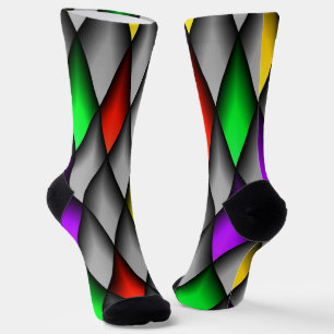 Chaussette Diamant coloré