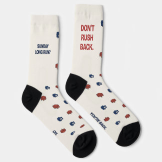 Chaussette Dimanche Longue Course Ne Vous Pressez Pas Drôle d