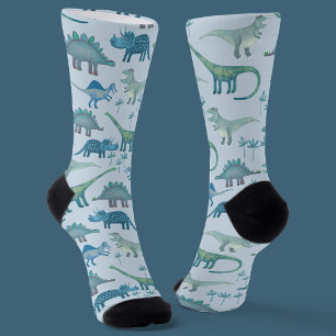 Chaussette Dinosaur Motif bleu