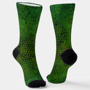Chaussette Dinosaure Vert Caché