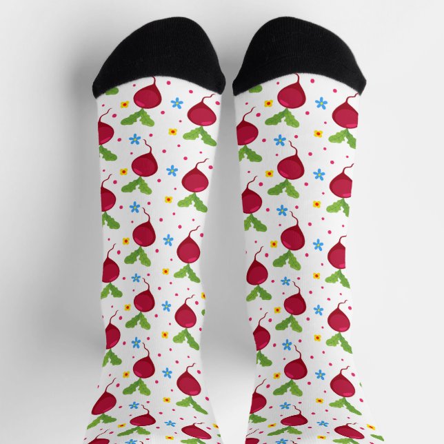 Chaussette Donc utile à la betterave (Haut)
