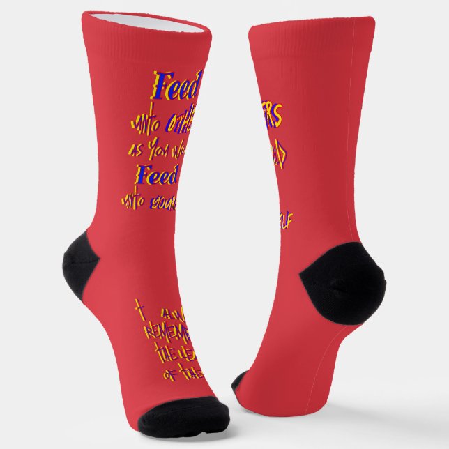 Chaussette Donnez aux Autres des Chaussettes (Angulaire)