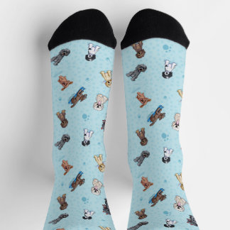 Chaussette Doodle KiniArt GoldendoodleMoji