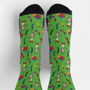 Chaussette Dr Seuss   Grinch   Cindy-Lou Qui Motif