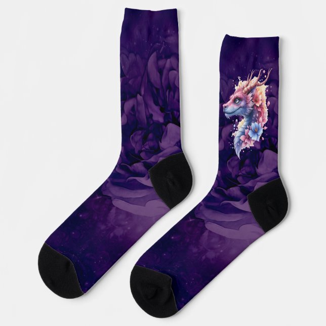 Chaussette Dragon Gardien Douceur.  (Gauche)