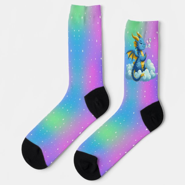 Chaussette Dragon mignon/Whimsical (Gauche)