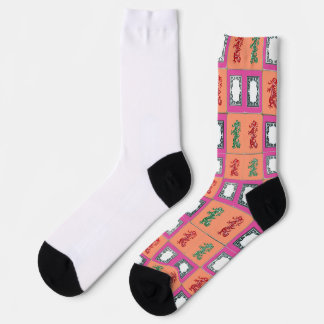 Chaussette Dragons 9 Barbie Rose et Corail Design