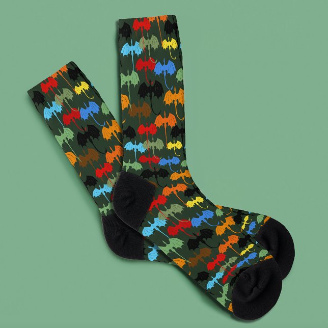 Chaussette Dragons Green Flight Imaginaire (Créateur téléchargé)