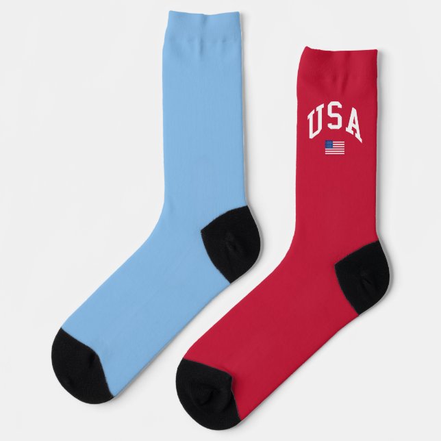 Chaussette Drapeau américain de la fête de l'indépendance pat (Gauche)