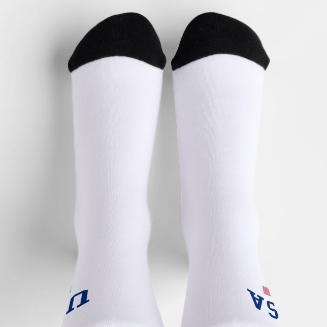 Chaussette Drapeau américain de la fête de l'indépendance pat (Haut)