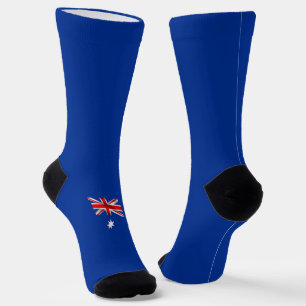 Chaussette Drapeau australien et kangourou