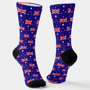 Chaussette Drapeau australien motif de l'équipage personnalis