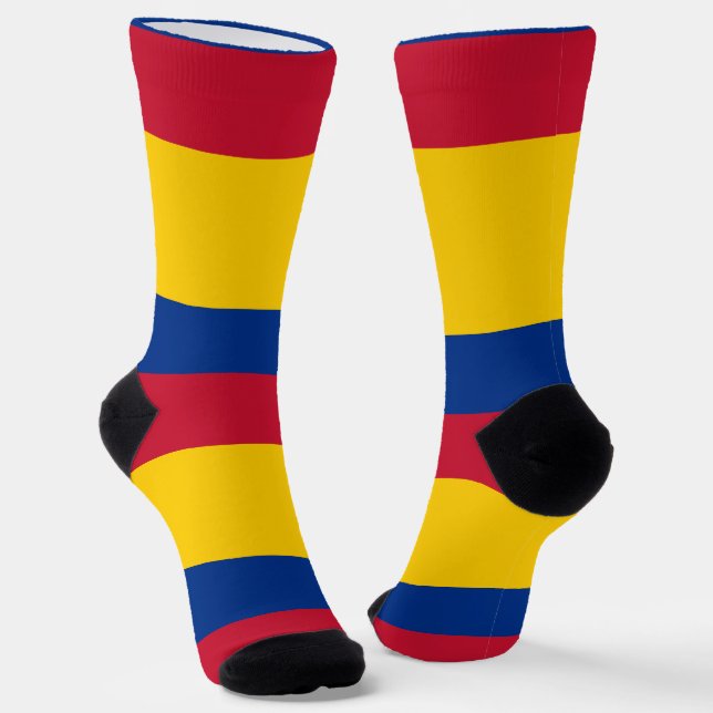 Chaussette drapeau colombien (Angulaire)