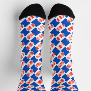 Chaussette Drapeau croate motif