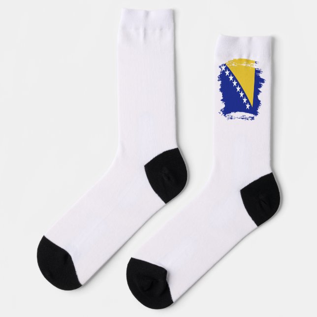 Chaussette Drapeau de Bosnie-Herzégovine (Gauche)