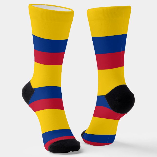 Chaussette Drapeau de Colombie (Angulaire)