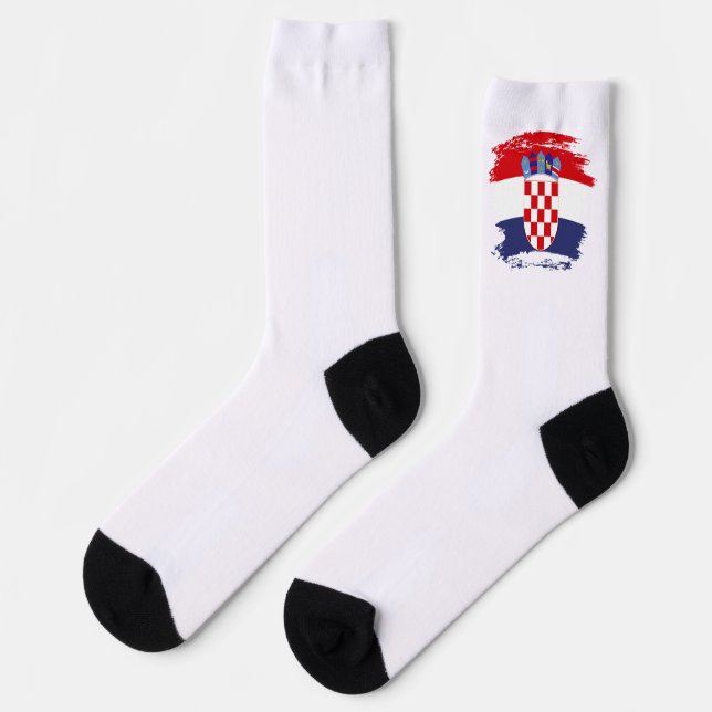 Chaussette Drapeau de Croatie (Gauche)