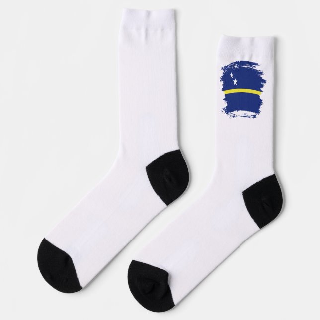 Chaussette Drapeau de Curaçao (Gauche)