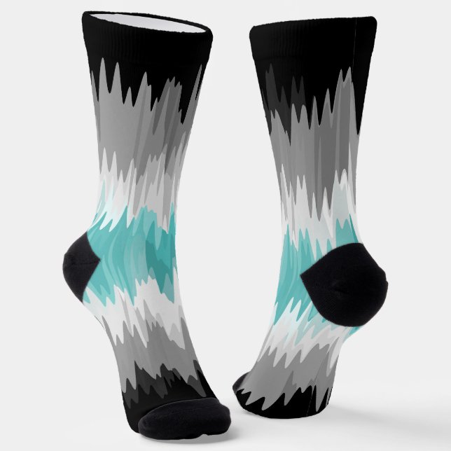 Chaussette Drapeau de fierté Libramaculine Abstrait Bohème Fu (Angulaire)