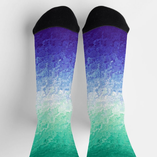 Chaussette Drapeau de fierté MLM abstrait grunge pour les hom (Haut)