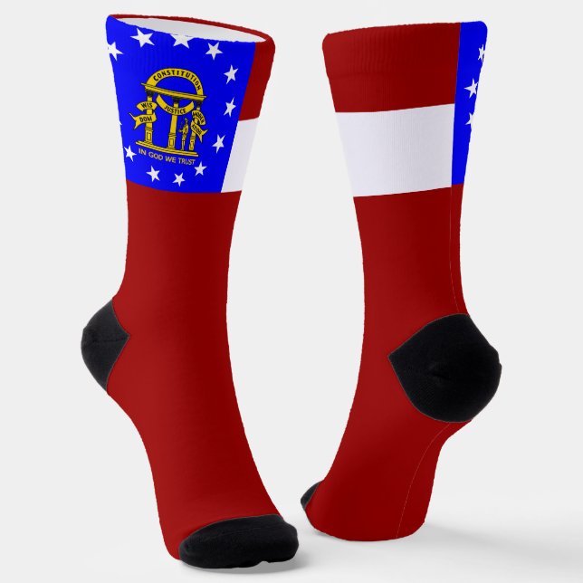 Chaussette Drapeau de Géorgie (Angulaire)