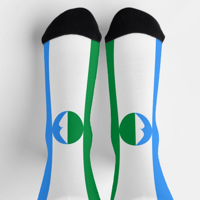 Chaussette Drapeau de Kabardino-Balkarie (Haut)