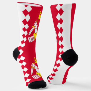 Chaussette Drapeau de la Carélie du Nord