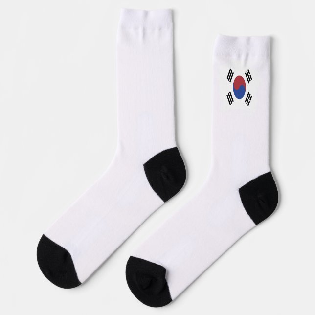 Chaussette Drapeau de la Corée du Sud (Gauche)