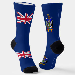 Chaussette Drapeau de la Géorgie du Sud et des îles Sandwich 