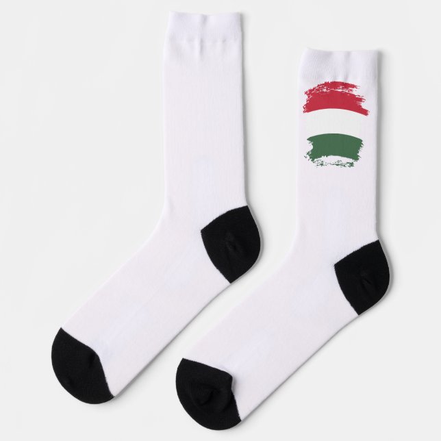 Chaussette drapeau de la Hongrie (Gauche)